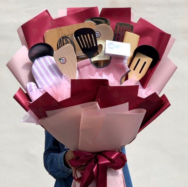 buket spatula alat masak hadiah lomba
