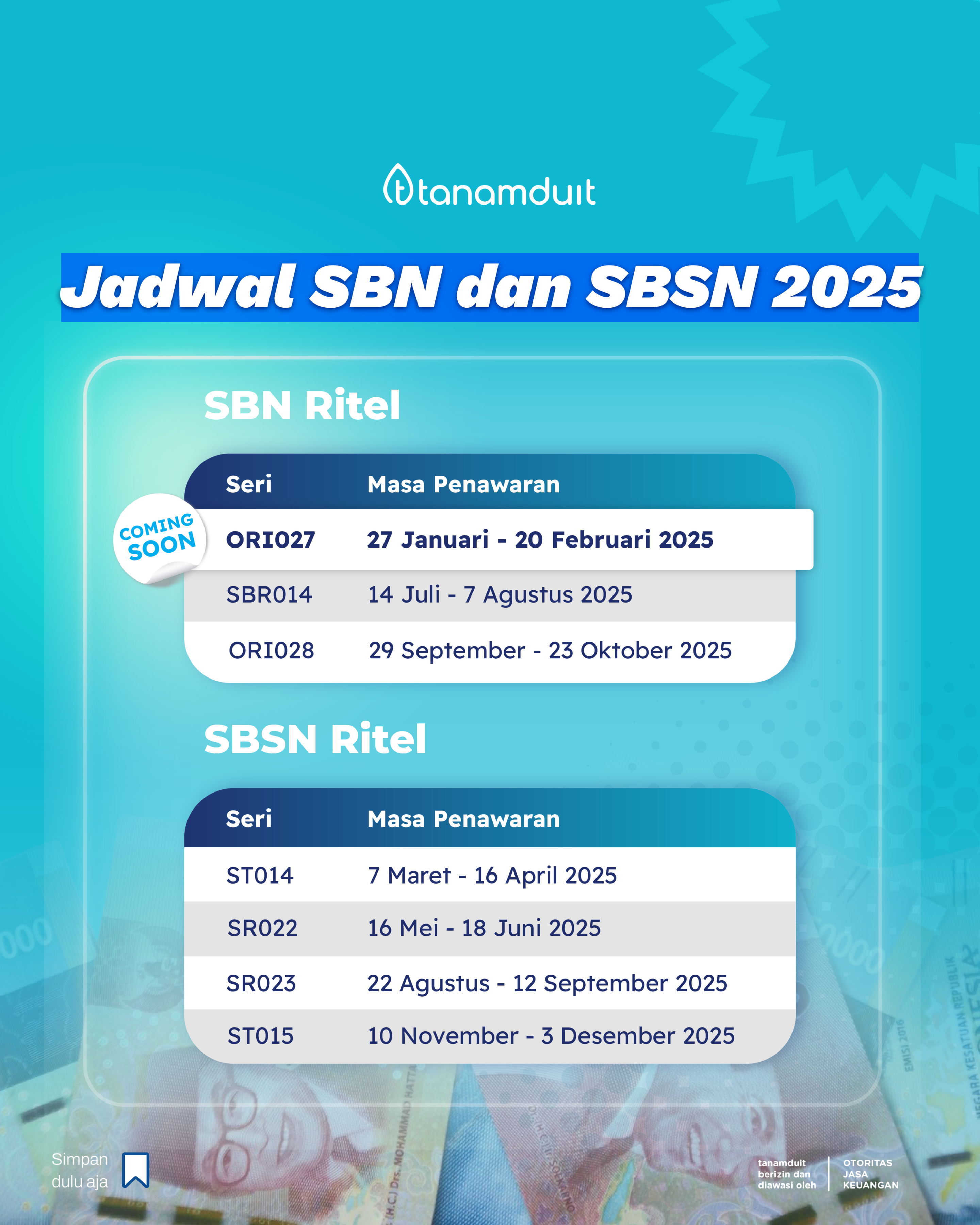 Jadwal SBN 2025 Lengkap